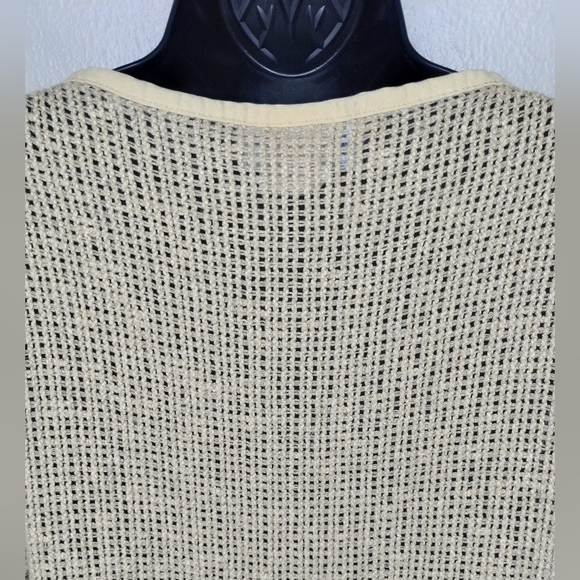 Vintage Action Scene Women's Small Sweater Shirt Top Open Knit Made In USA Boho - Picture 6 of 8